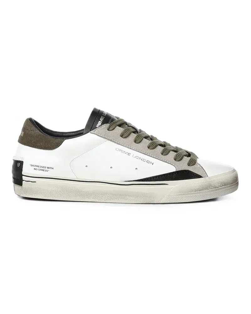 Crime Distressed 2.0 Sneakers im Used-Look - Weiß Weiß