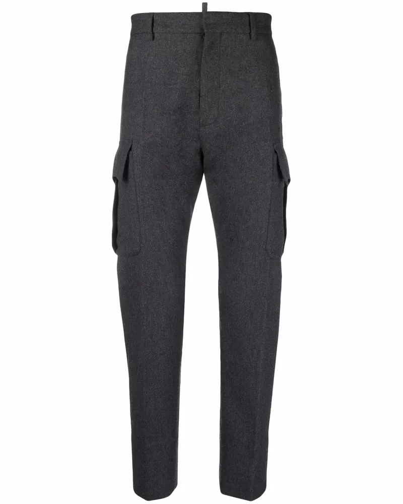 Dsquared2 Tapered-Hose aus Filz - Grau Grau