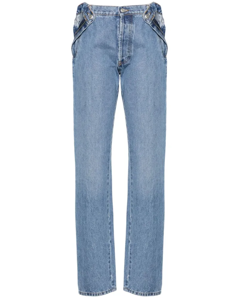 COPERNI Open Hip Jeans mit geradem Bein Blau