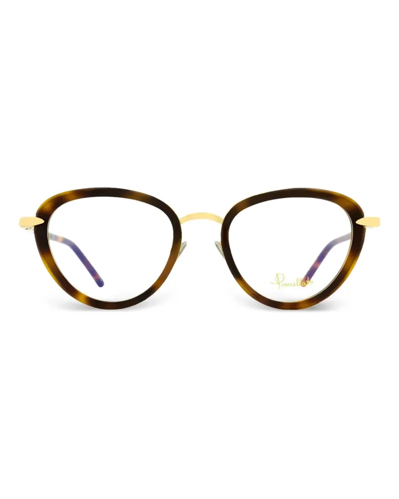 Pomellato Griffe oval-frame glasses - Braun Braun