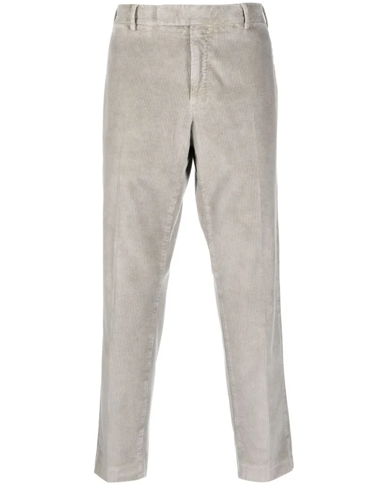 PT TORINO Schmale Cordhose - Grau Grau