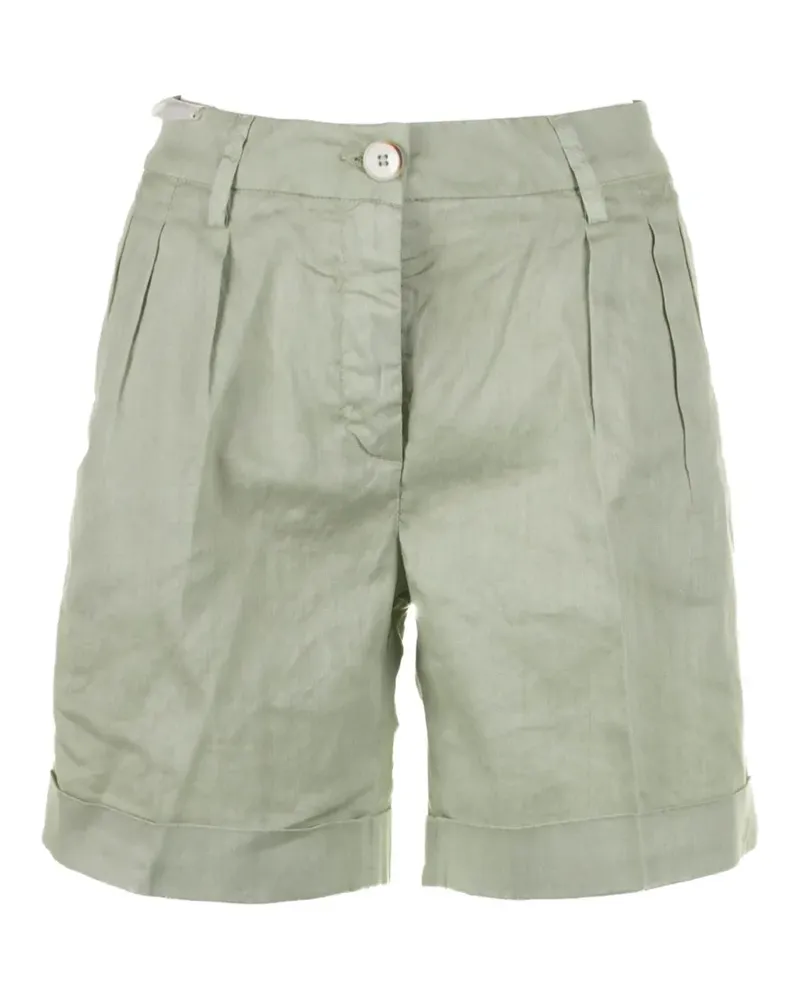 Re-HasH high-waisted bermuda shorts - Grün Grün