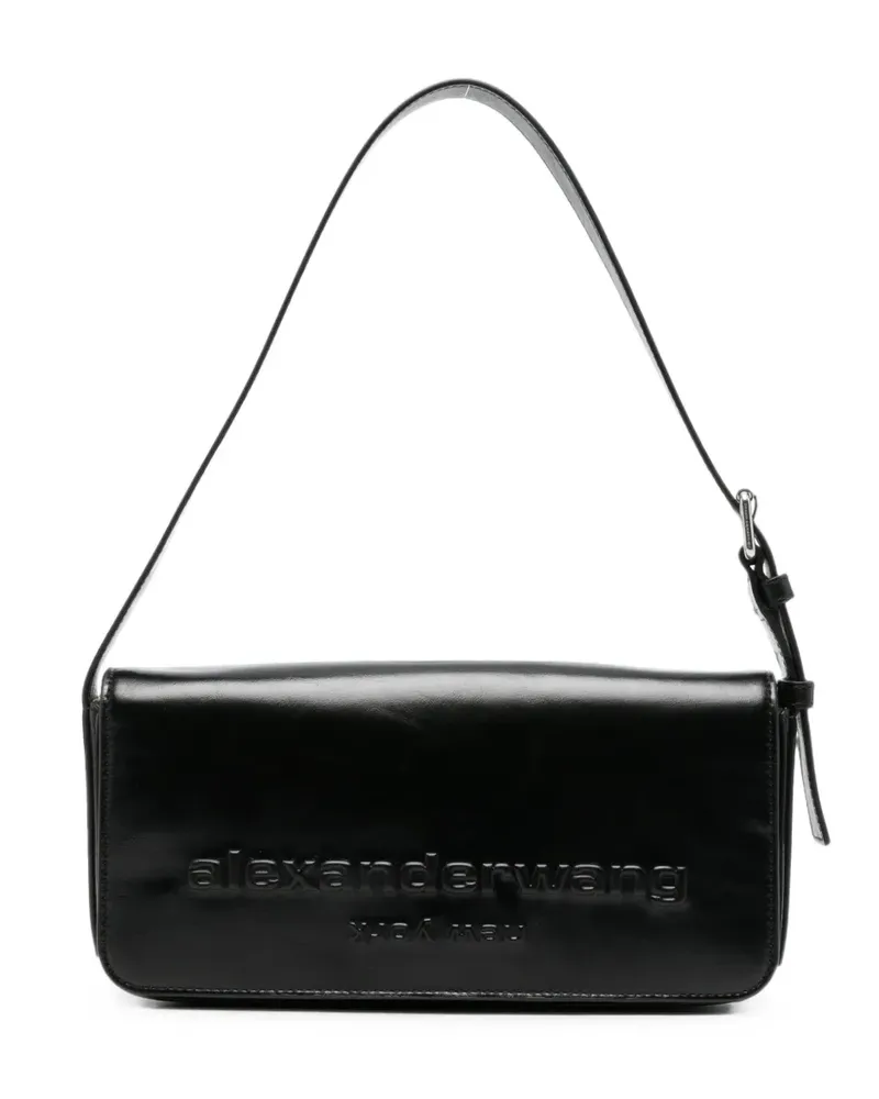 Alexander Wang Punch Flap Schultertasche - Schwarz Schwarz
