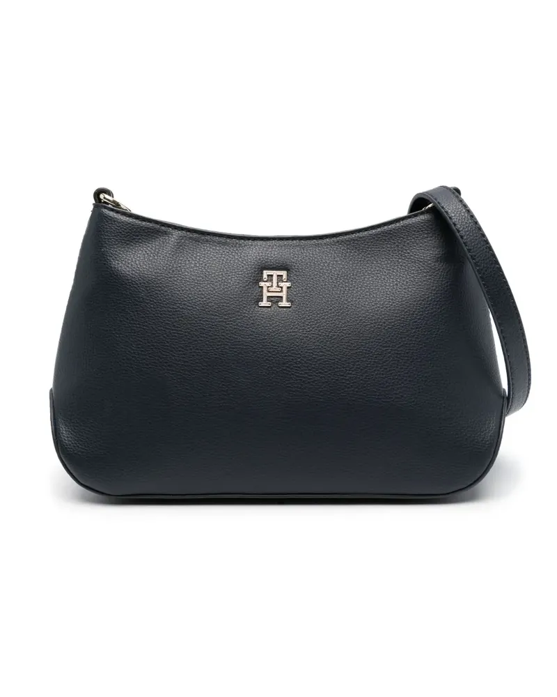 Tommy Hilfiger Umhängetasche mit Logo-Schild - Blau Blau