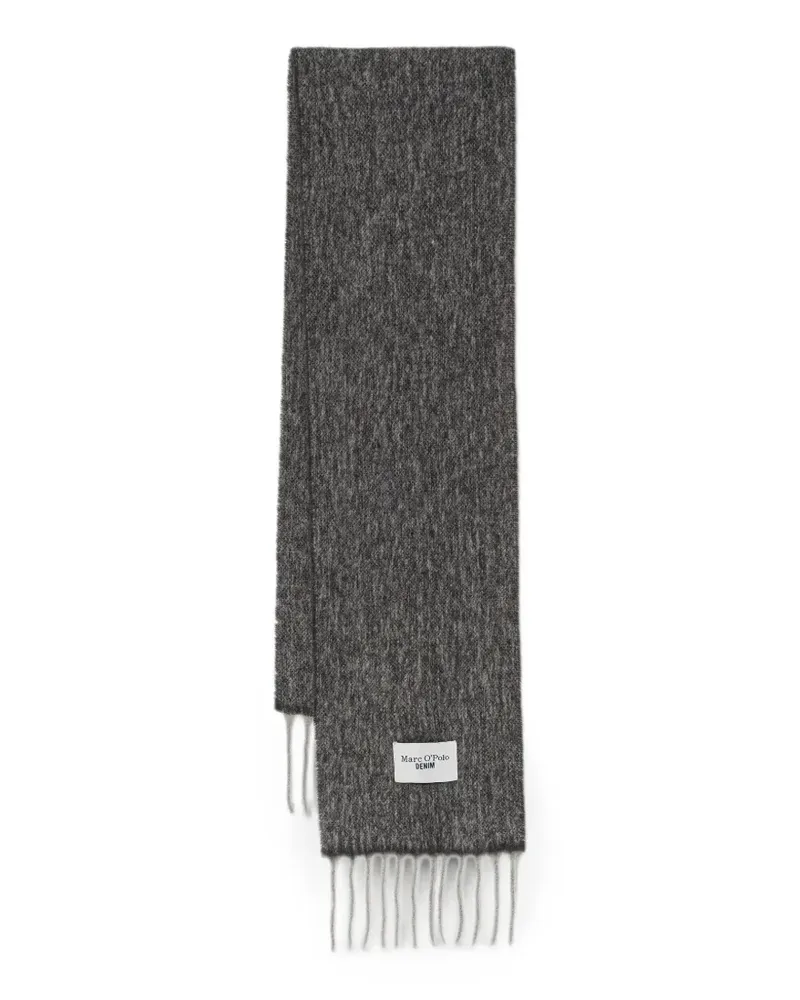 Marc O'Polo fringed scarf - Grau Grau
