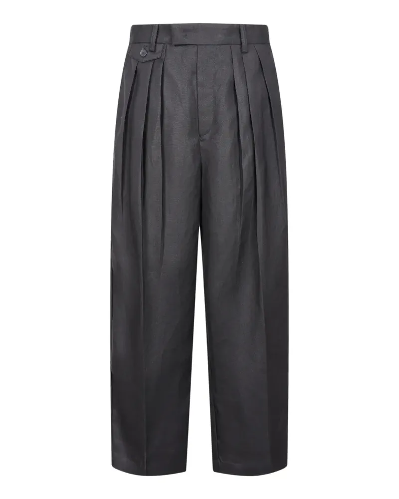 JNBY Cropped-Hose mit Bundfalten - Schwarz Schwarz