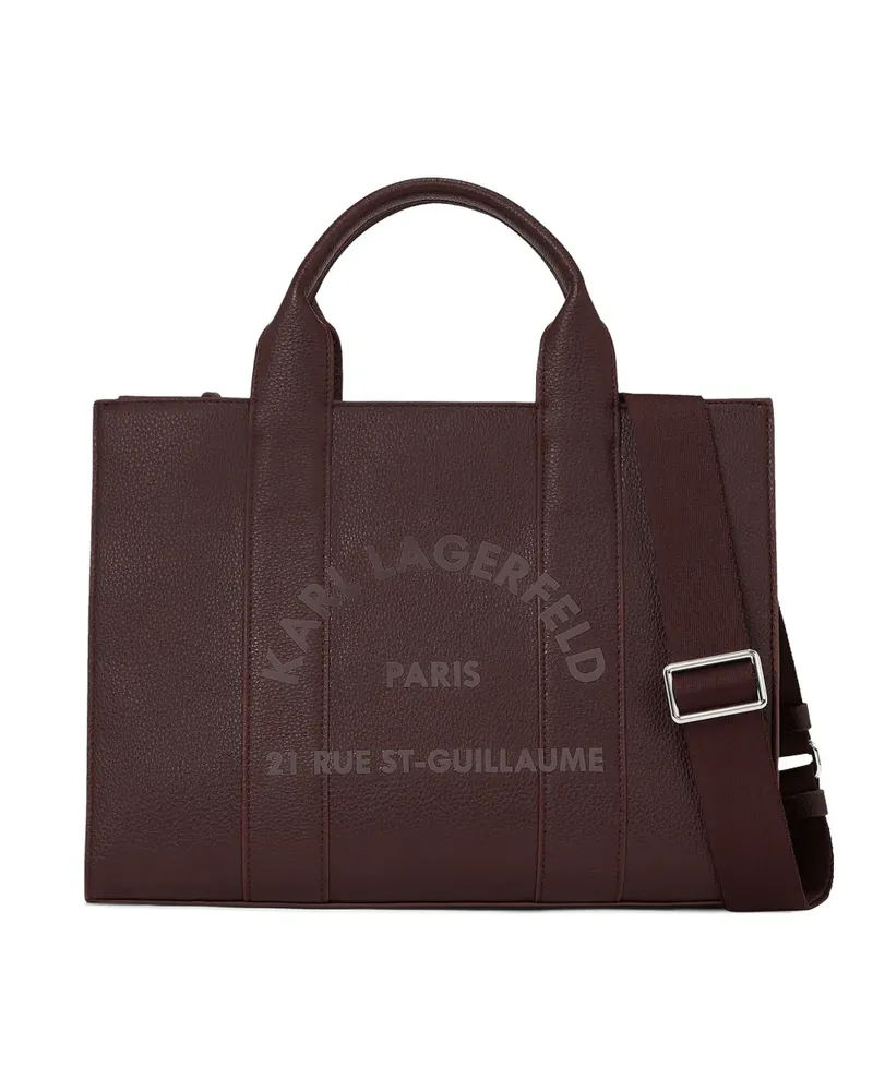 Karl Lagerfeld Mittelgroße Rue St-Guillaume Tote Bag - Braun Braun