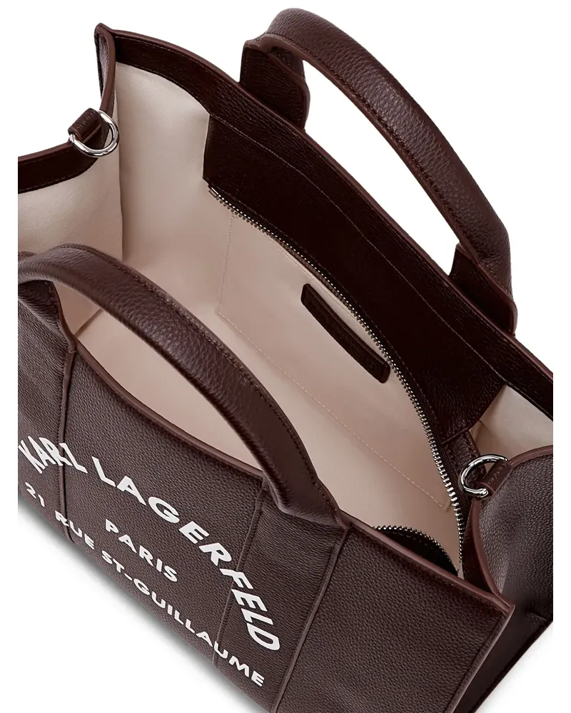 Karl Lagerfeld Mittelgroße Rue St-Guillaume Tote Bag - Braun Braun
