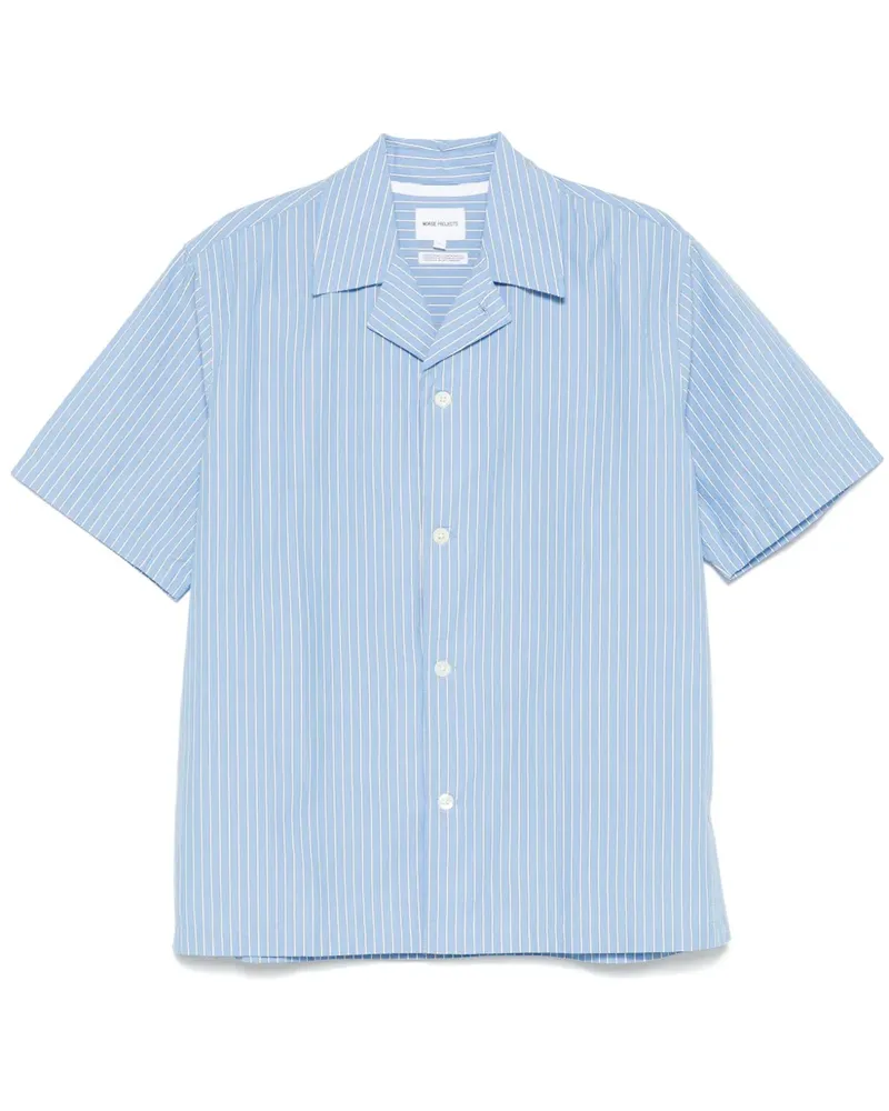 Norse Projects Mads Hemd - Blau Blau