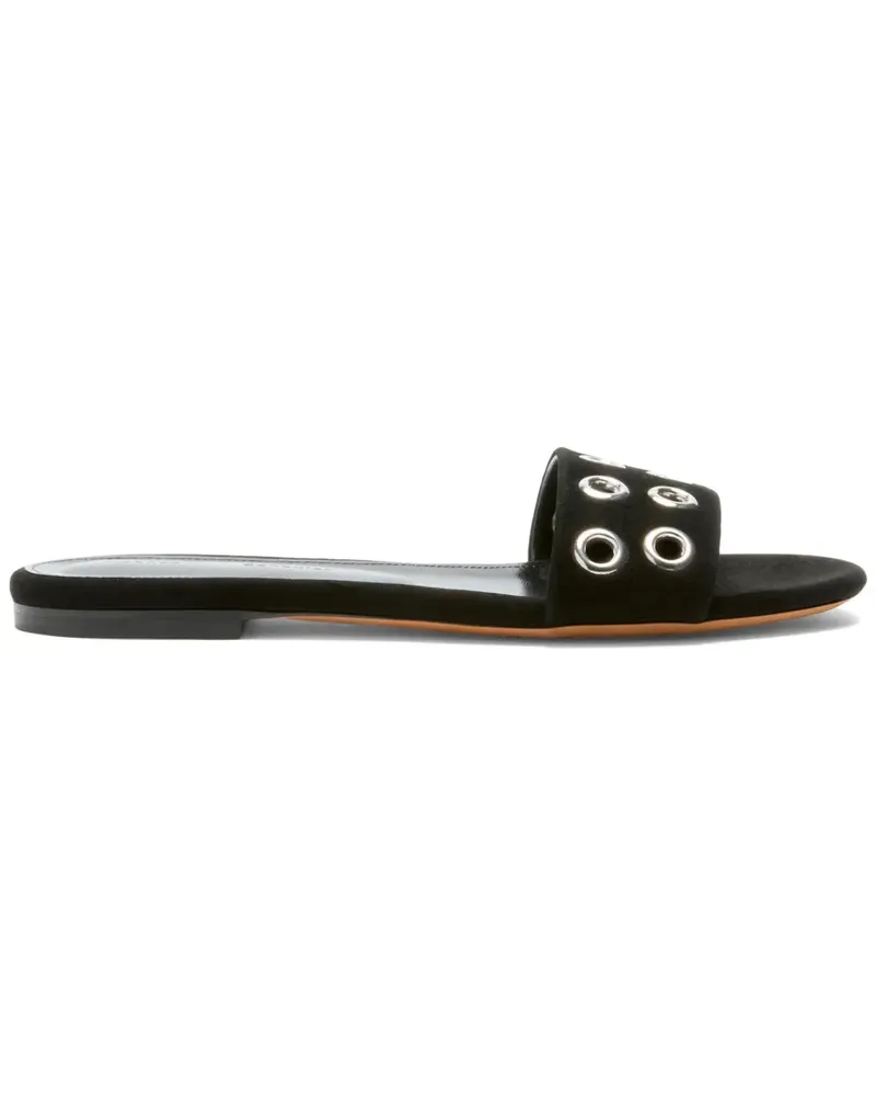 Proenza Schouler Grommet Pantoletten - Schwarz Schwarz