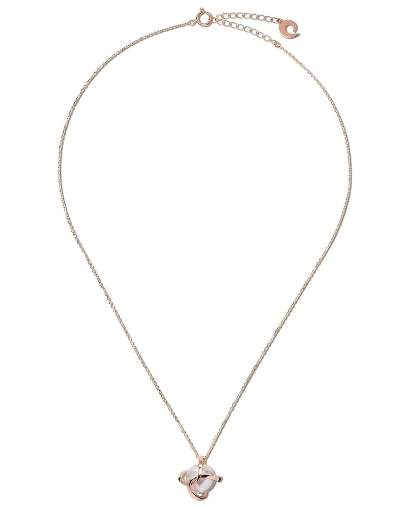 TASAKI 18kt Aurora Rotgoldhalskette mit Perlenanhänger - Rosa Rosa