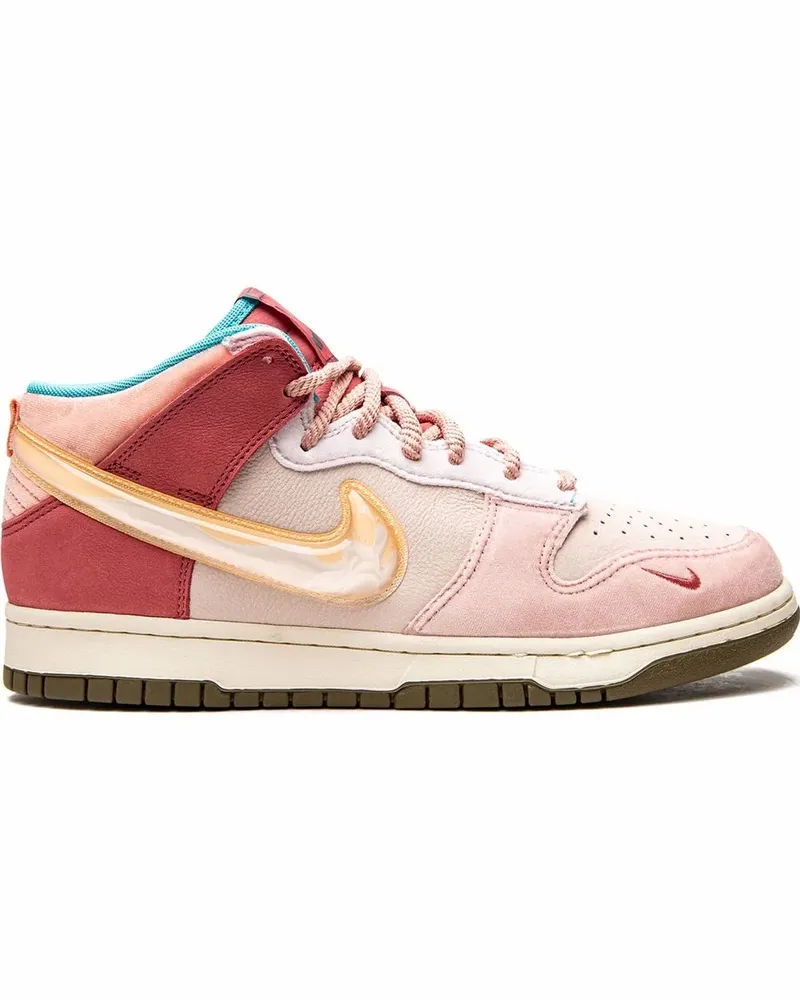 Nike x Social Status Dunk Mid Sneakers - Rosa Rosa
