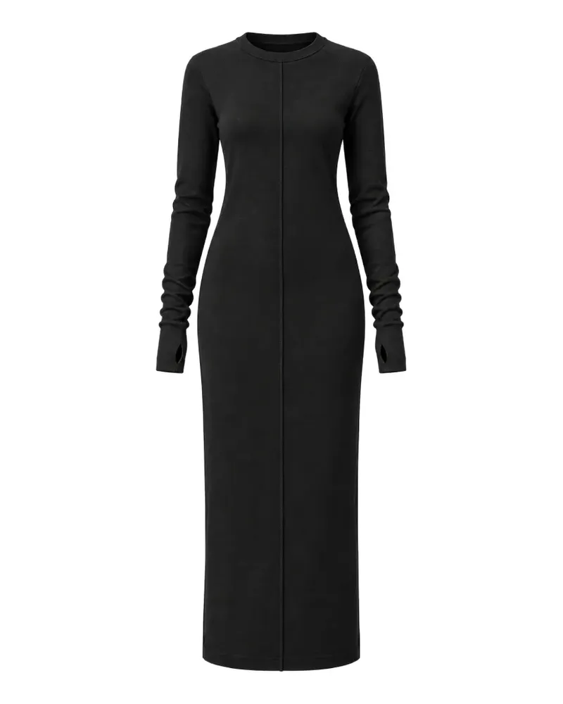 THOM KROM W D 70 Kleid mit Daumenschlitz - Schwarz Schwarz