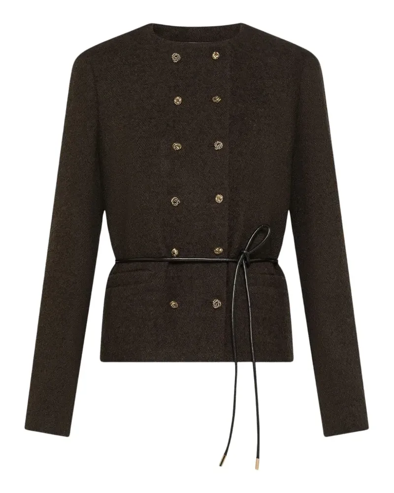 Seventy Doppelreihige Jacke - Braun Braun
