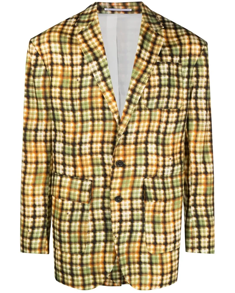Dsquared2 Sakko mit Karomuster - Gelb Gelb