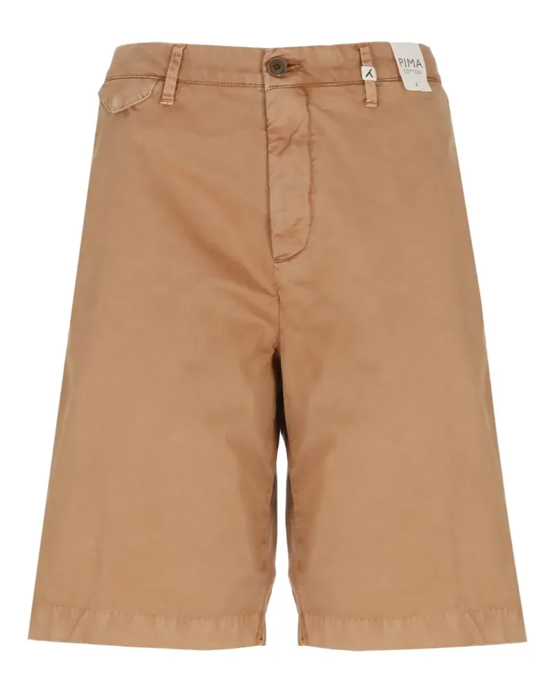 MYTHS Bermudas mit Knopfverschluss - Braun Braun