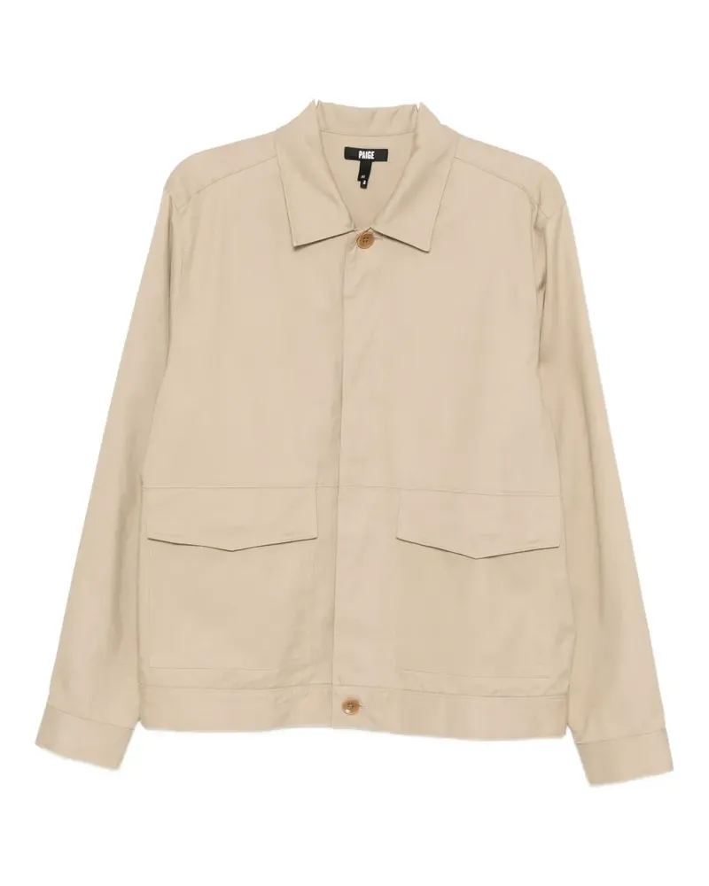 Paige Lennon Twill-Jacke - Braun Braun