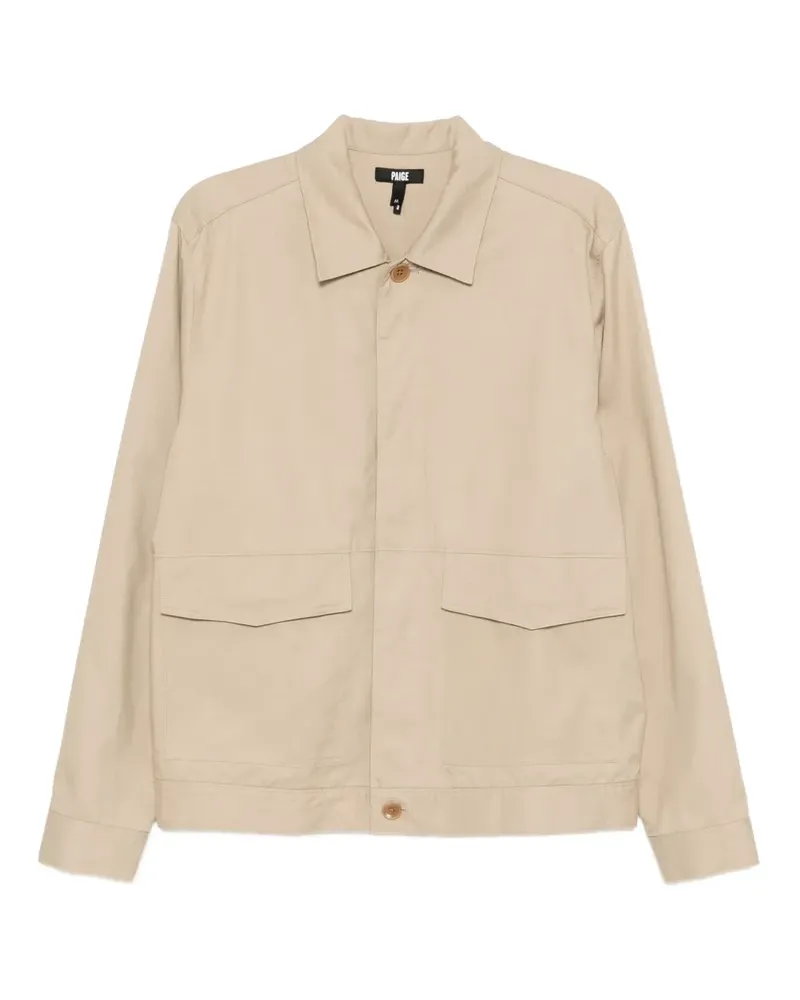 Paige Lennon Twill-Jacke - Braun Braun
