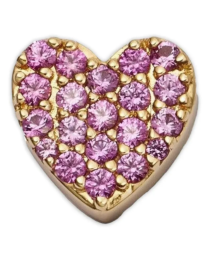 Loquet 18kt Gelbgoldanhänger mit pinkem Saphir Gold