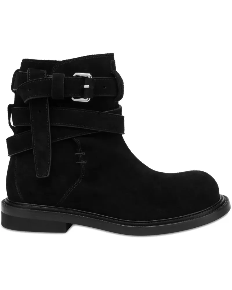 Moschino Stiefel mit Zierschnalle - Schwarz Schwarz