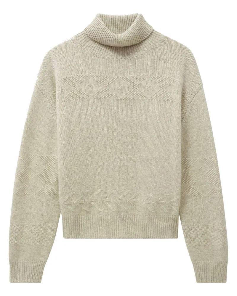 Pringle of Scotland Rollkragenpullover aus Kaschmir - Nude Nude