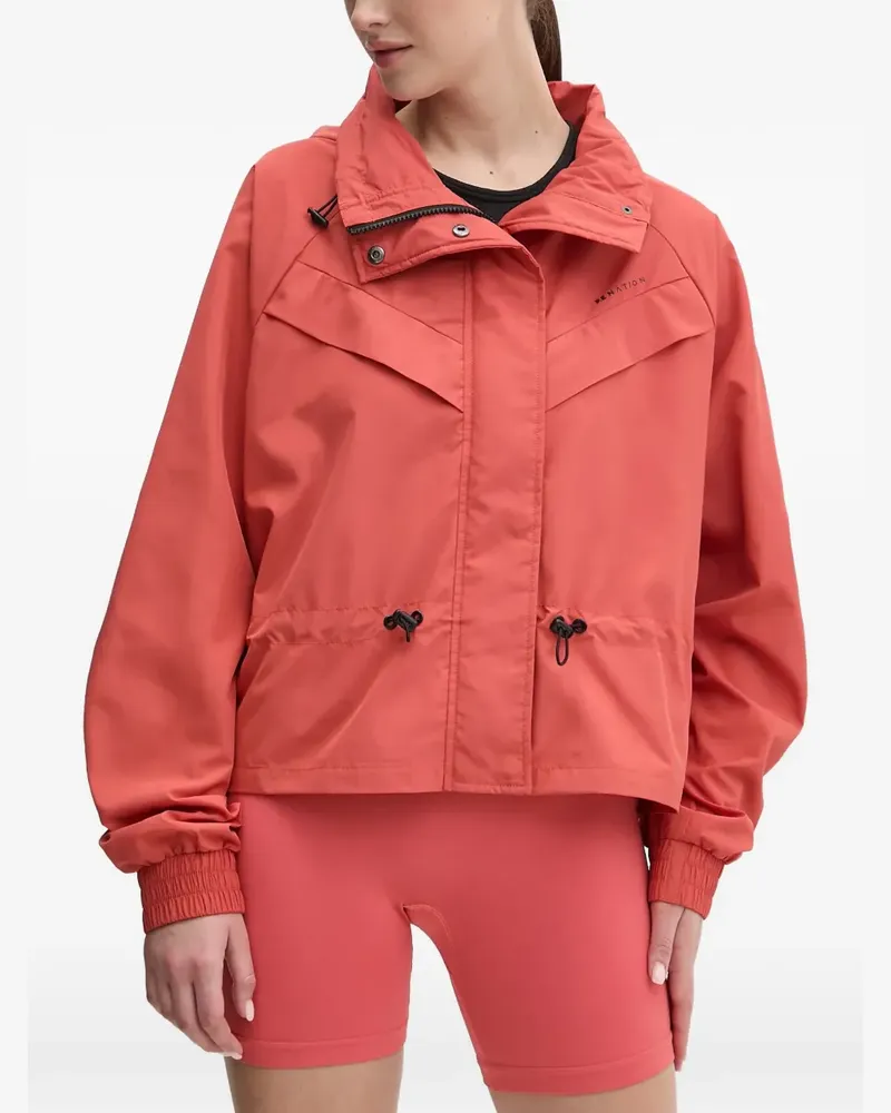 P.E. NATION hooded zip jacket - Rot Rot