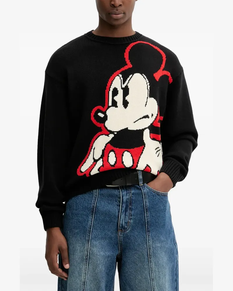 Desigual cartoon graphic sweater - Schwarz Schwarz