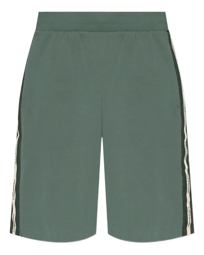 EA7 Shorts mit seitlichen Streifen - Grün Grün