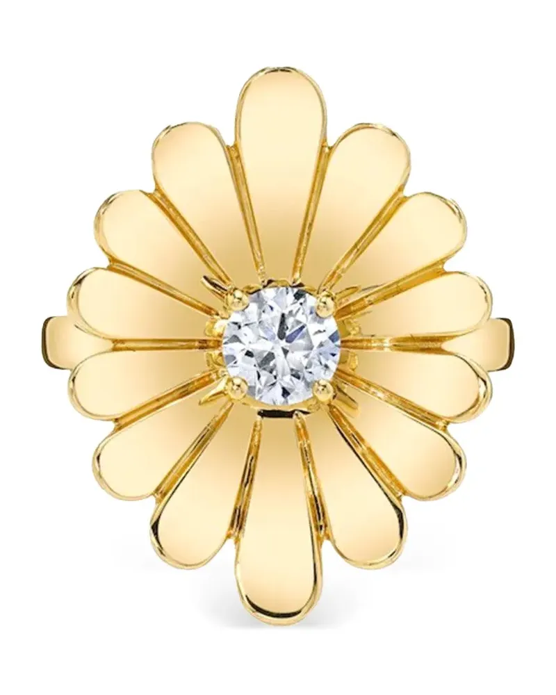 ANITA KO 18kt Water Lily Gelbgoldring mit Diamanten Gold