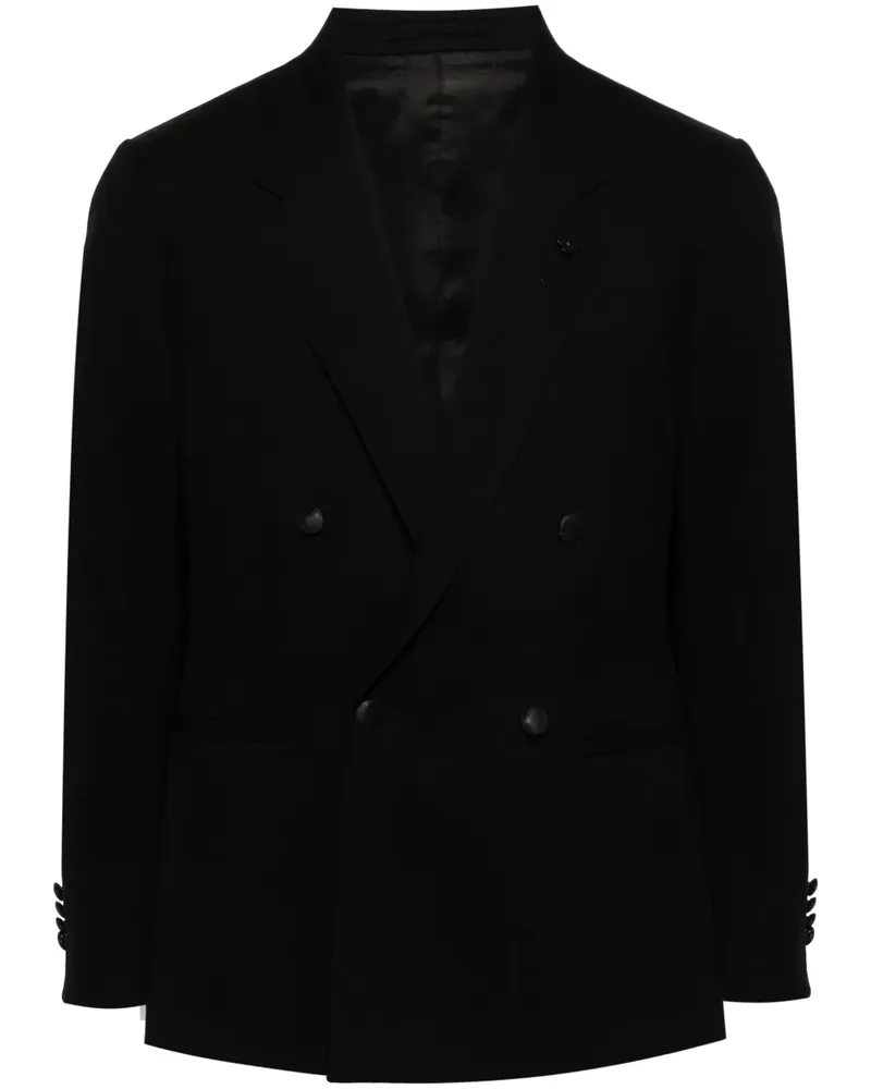 LARDINI Doppelreihiges Sakko - Schwarz Schwarz