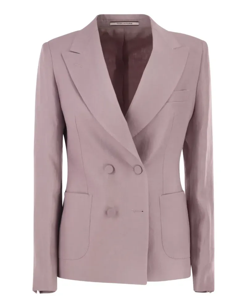 Tagliatore double-breasted peak-lapels blazer - Rosa Rosa