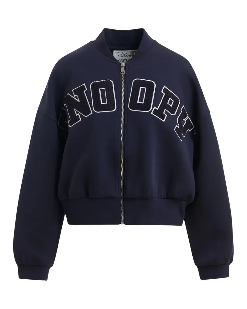 Essentiel x Peanuts Snoopy-appliqué bomber jacket - Blau Blau