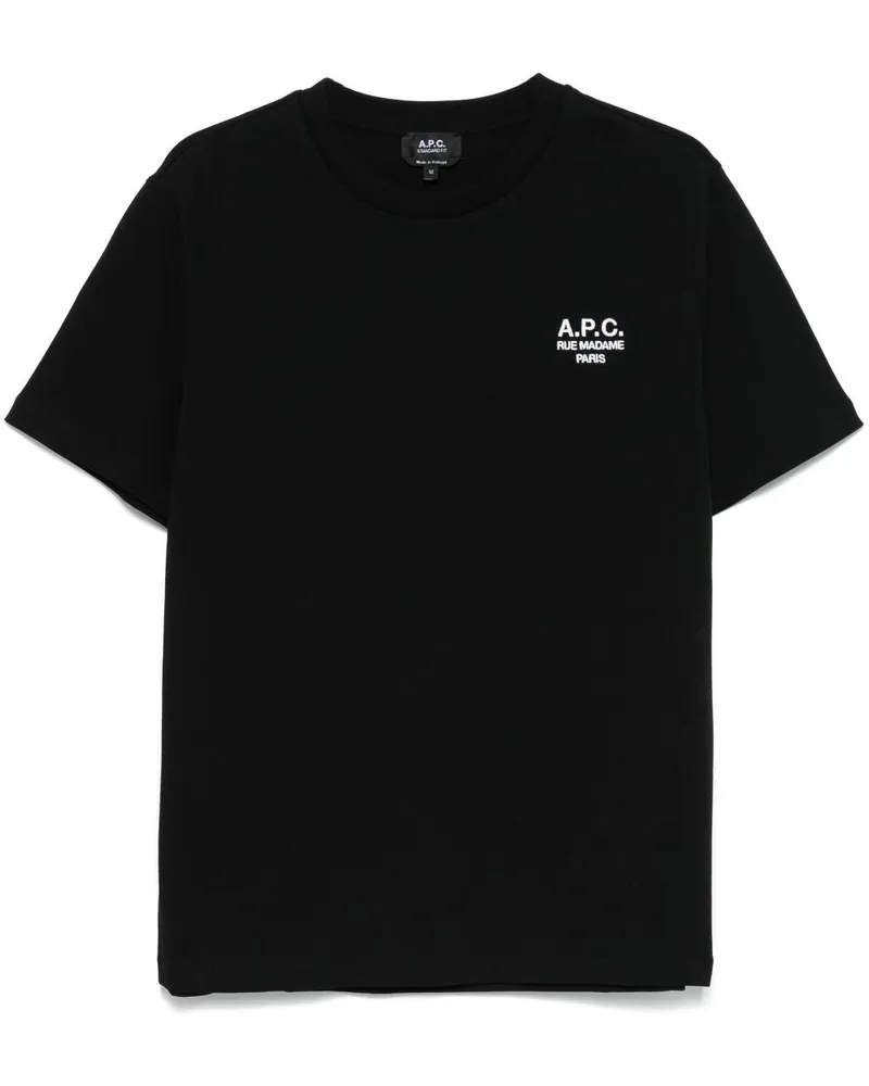 A.P.C. Rue Madame T-Shirt - Schwarz Schwarz