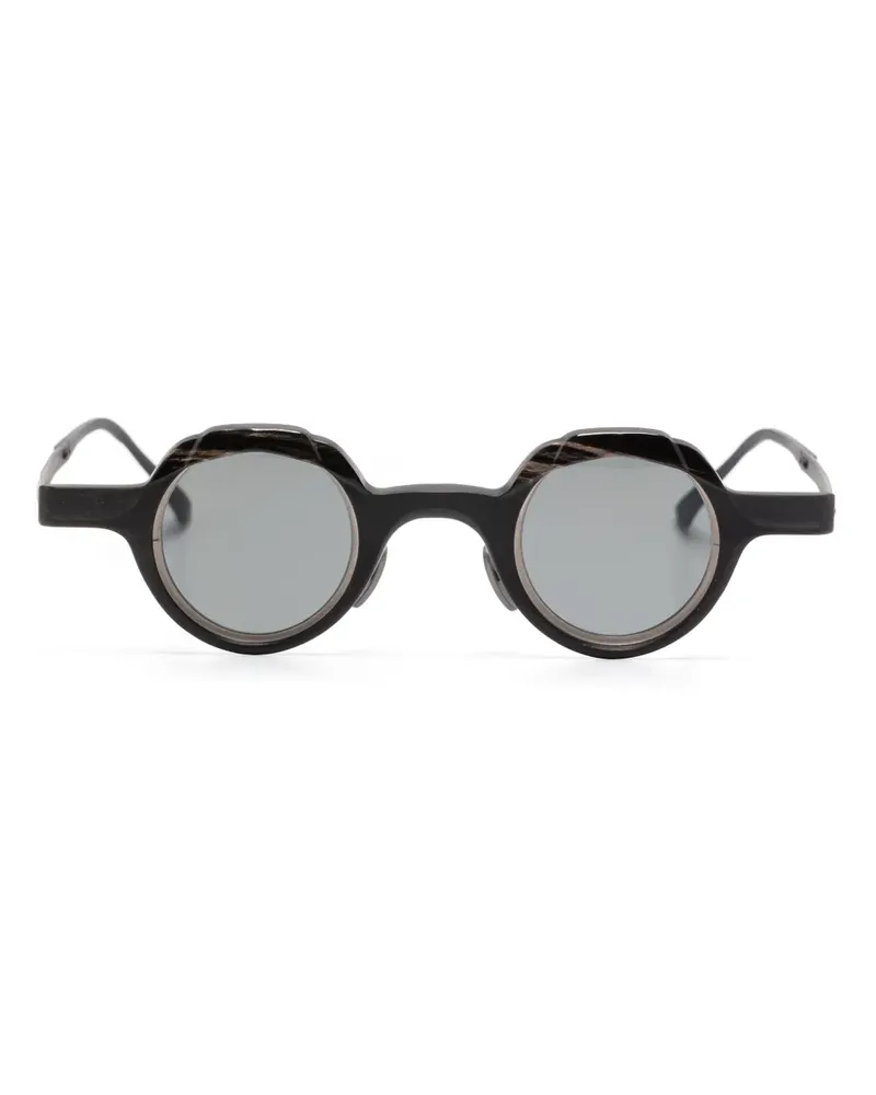 RIGARDS Sonnenbrille mit rundem Gestell - Schwarz Schwarz