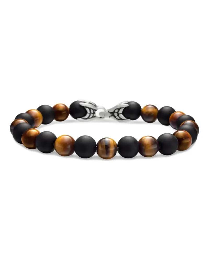 David Yurman Spiritual Beads Alternating Armband aus Sterlingsilber (8mm Silber