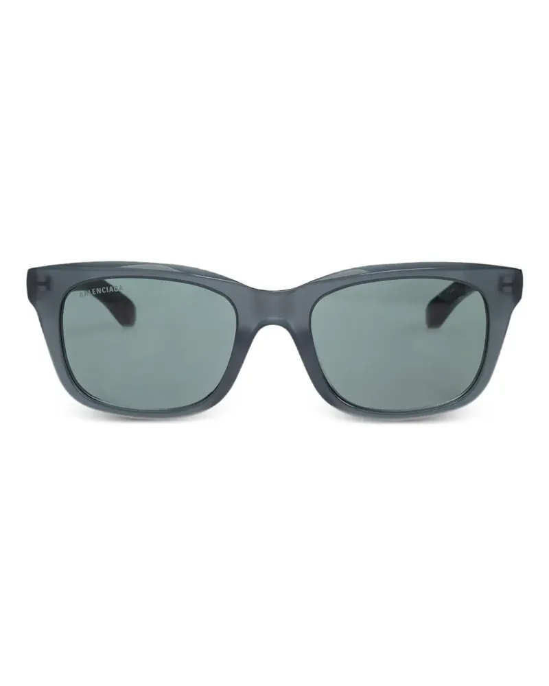 Balenciaga Sonnenbrille mit eckigem Gestell - Grün Grün