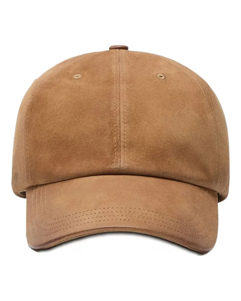 Golden Goose stud suede cap - Braun Braun
