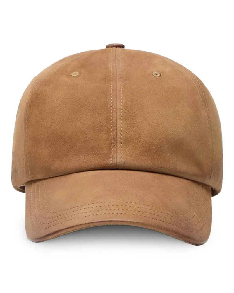 Golden Goose stud suede cap - Braun Braun