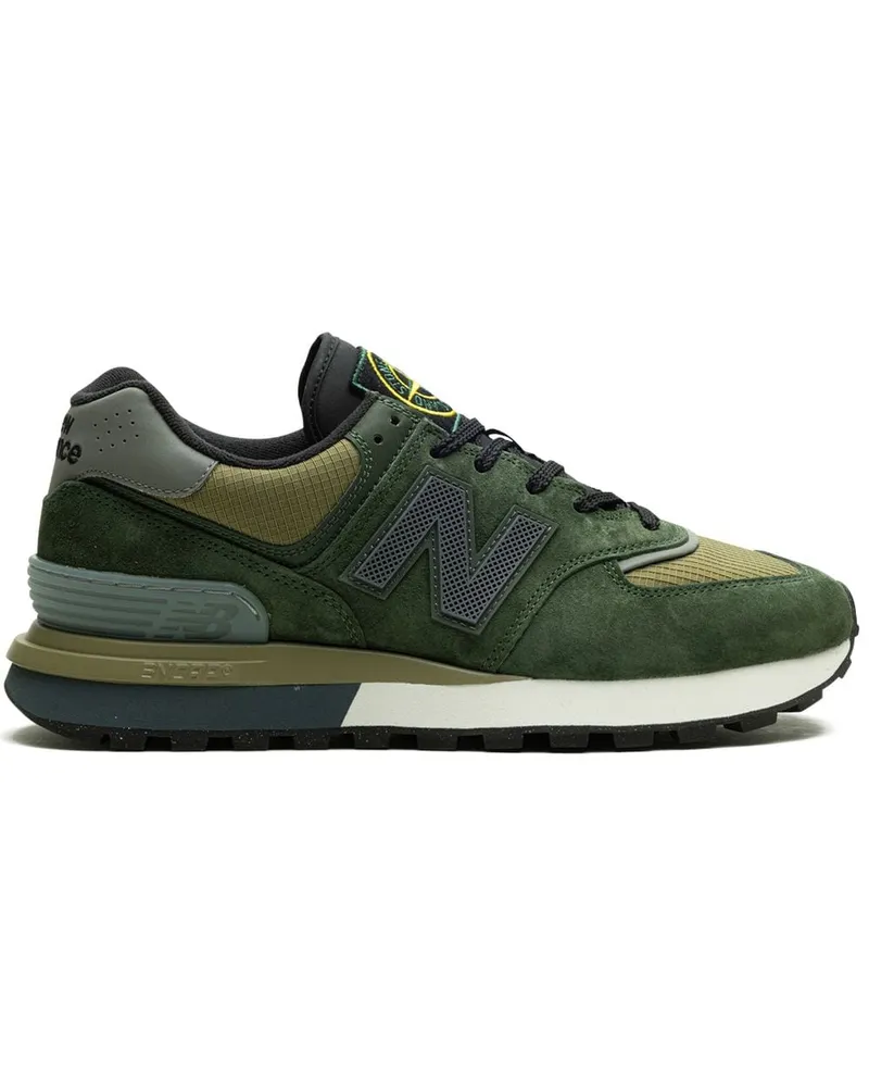 New Balance x Stone Island 574 Legacy "Dark Green" Sneakers Grün