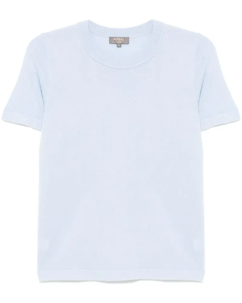 N.Peal Lottie T-Shirt - Blau Blau