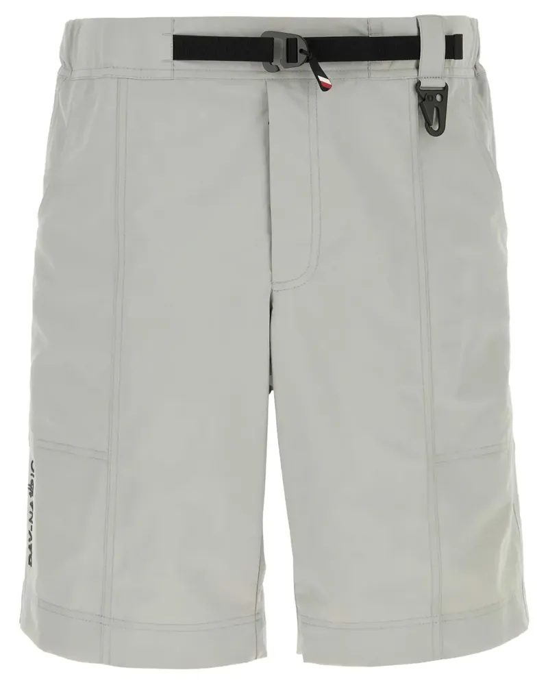 Moncler Badeshorts mit Logo-Applikation - Grau Grau