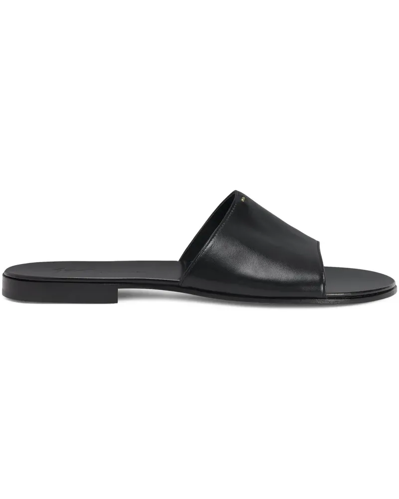 Giuseppe Zanotti Adrien Pantoletten - Schwarz Schwarz