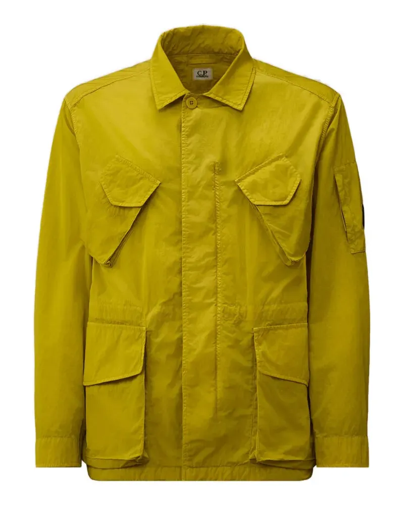 C.P. Company Heavy Chrome-R Lens Jacke - Gelb Gelb