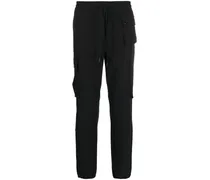 Cargohose mit geradem Bein - Schwarz