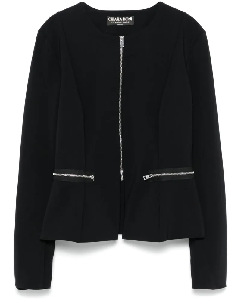 Chiara Boni Jacke mit Abnähern - Schwarz Schwarz