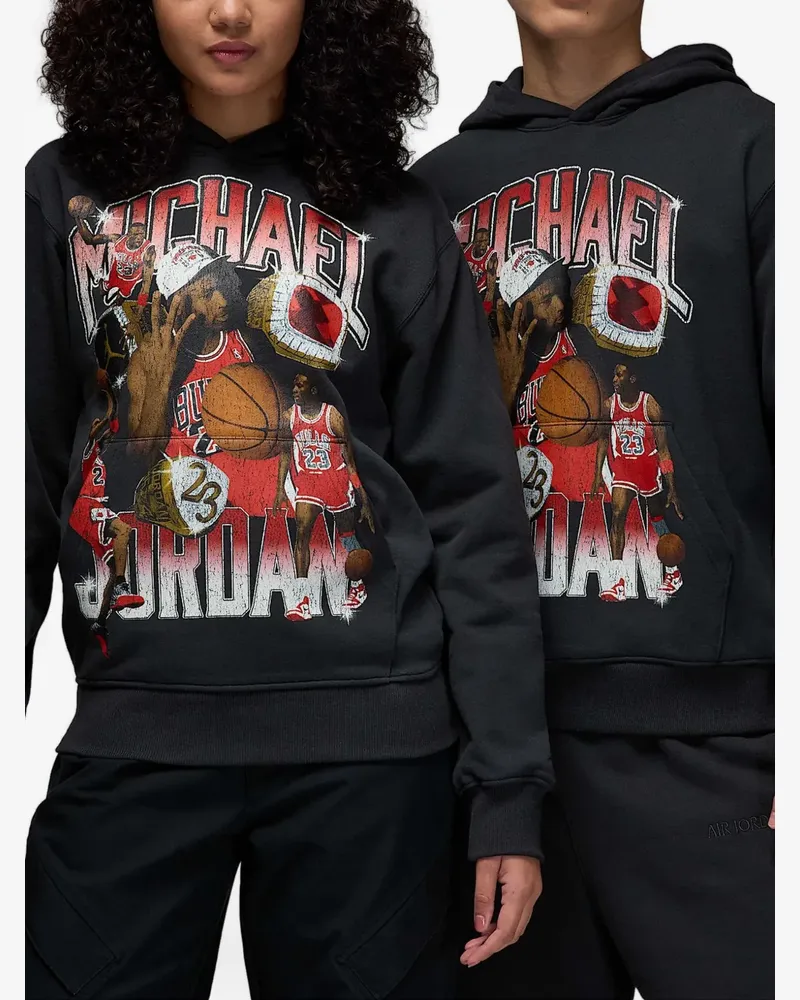 Jordan Flight Fleece "Off Noir" Hoodie - Schwarz Schwarz