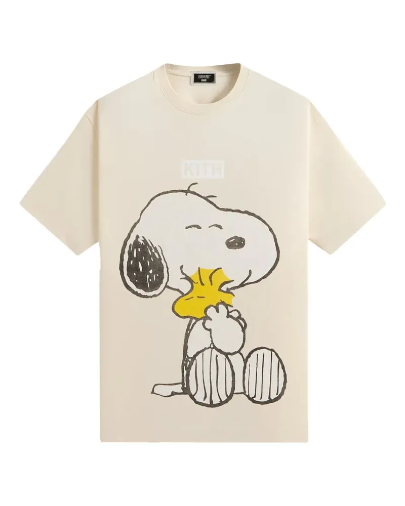 KITH Peanuts Hug "Sandrift" T-Shirt - Nude Nude