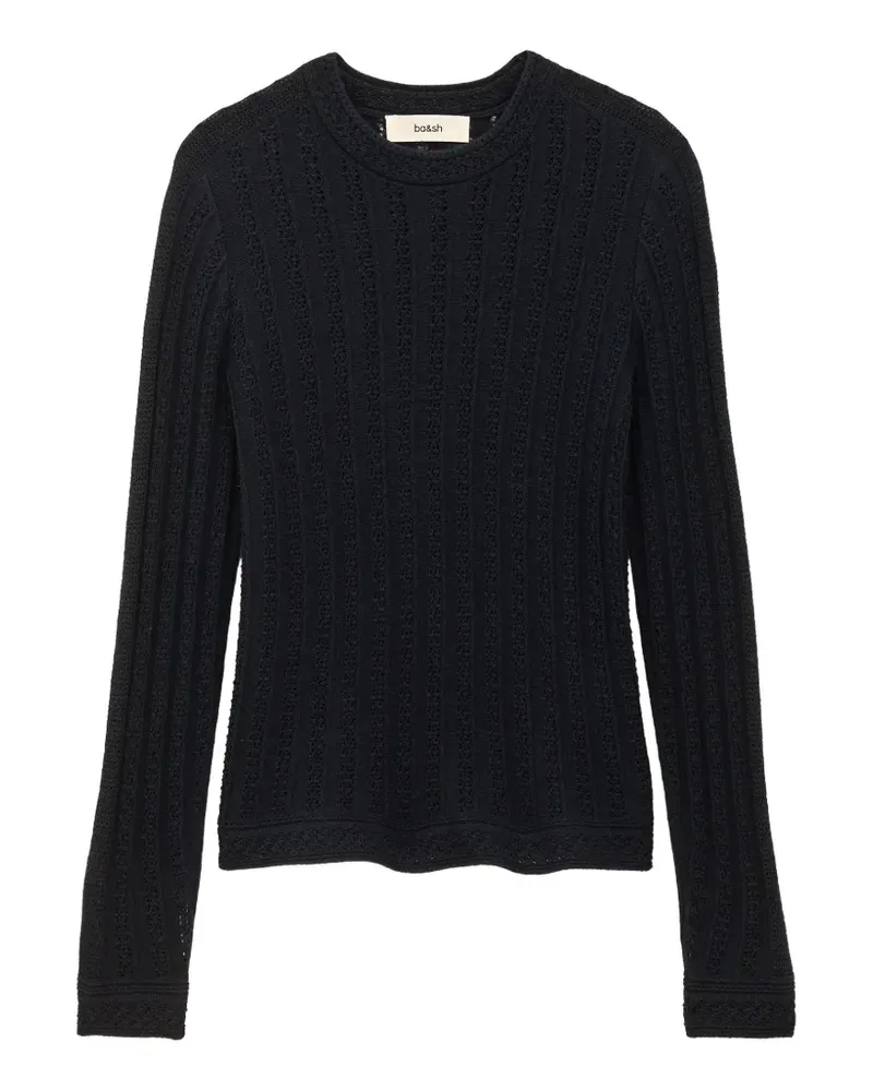 ba&sh Dakar Pullover aus Pointelle-Strick - Blau Blau