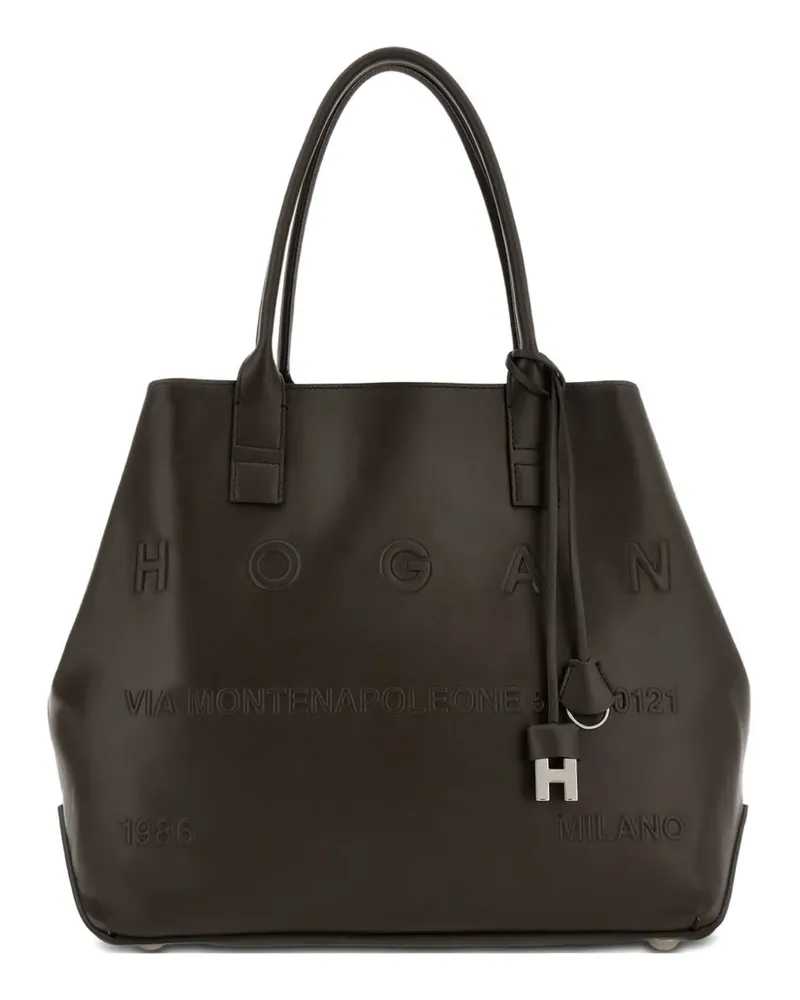 Hogan Address Tote Bag - Braun Braun