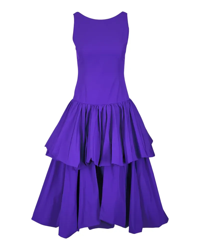 Akris ruffled midi dress - Violett Violett